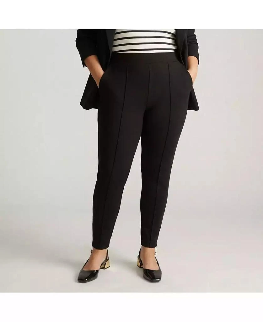 Universal Standard Plus Size Moro Pintuck Pocket Ponte Pants