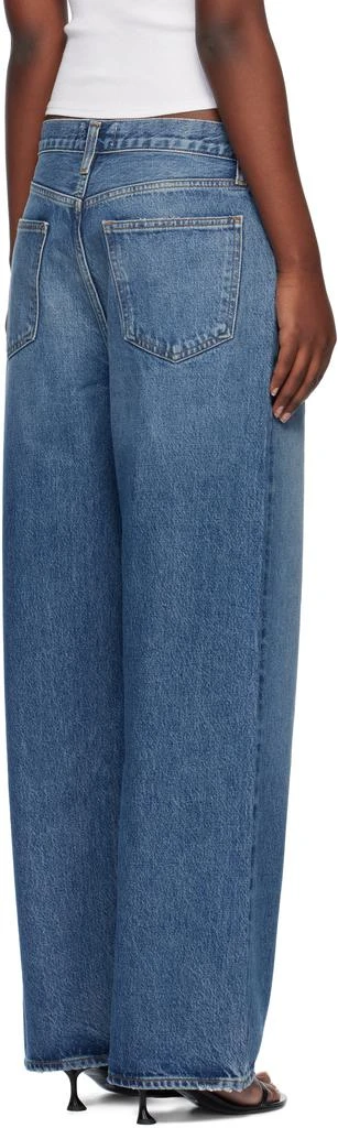 AGOLDE Blue Low Slung Baggy 30.5" Jeans 3