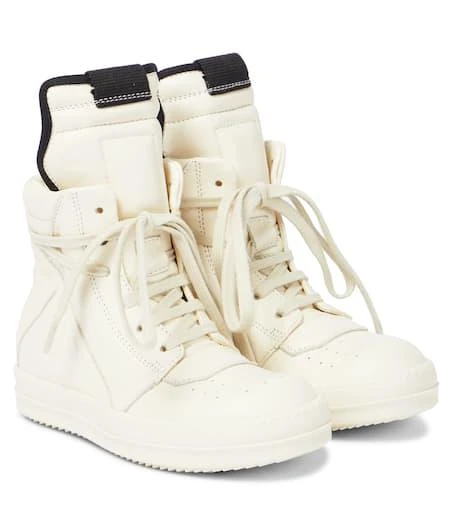 Rick Owens Geobasket leather high-top sneakers 1