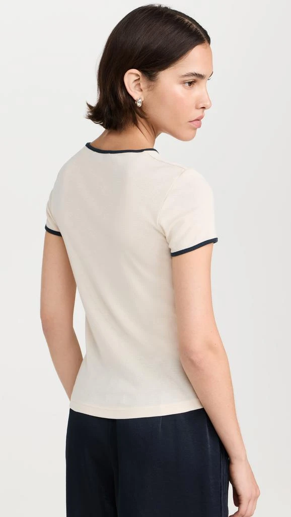 Vince Tipped Short Sleeve Crew Tee 2
