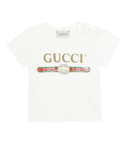 Gucci Baby Printed cotton T-shirt 1
