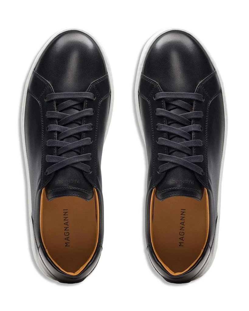 Magnanni Men's Lace Up Leather Sneakers 3