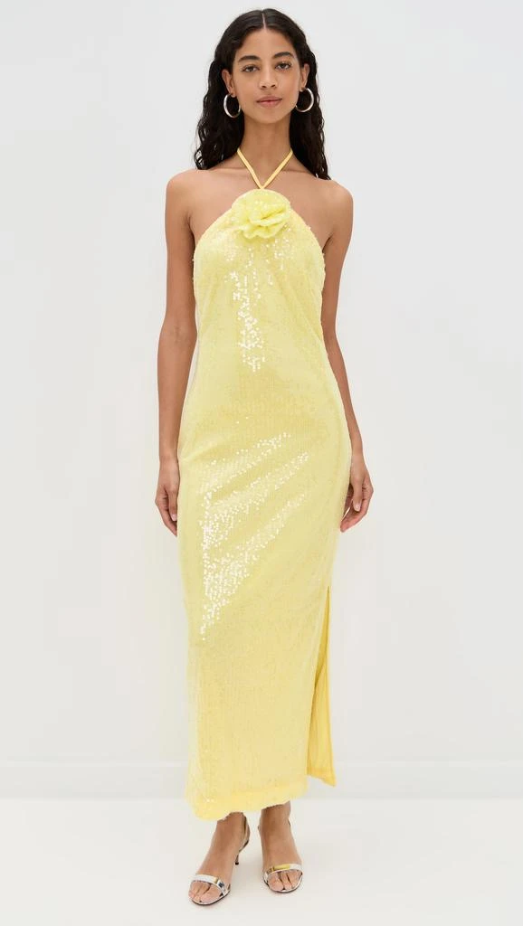 Endless Rose Rose Haltered Sequins Maxi Dress 6
