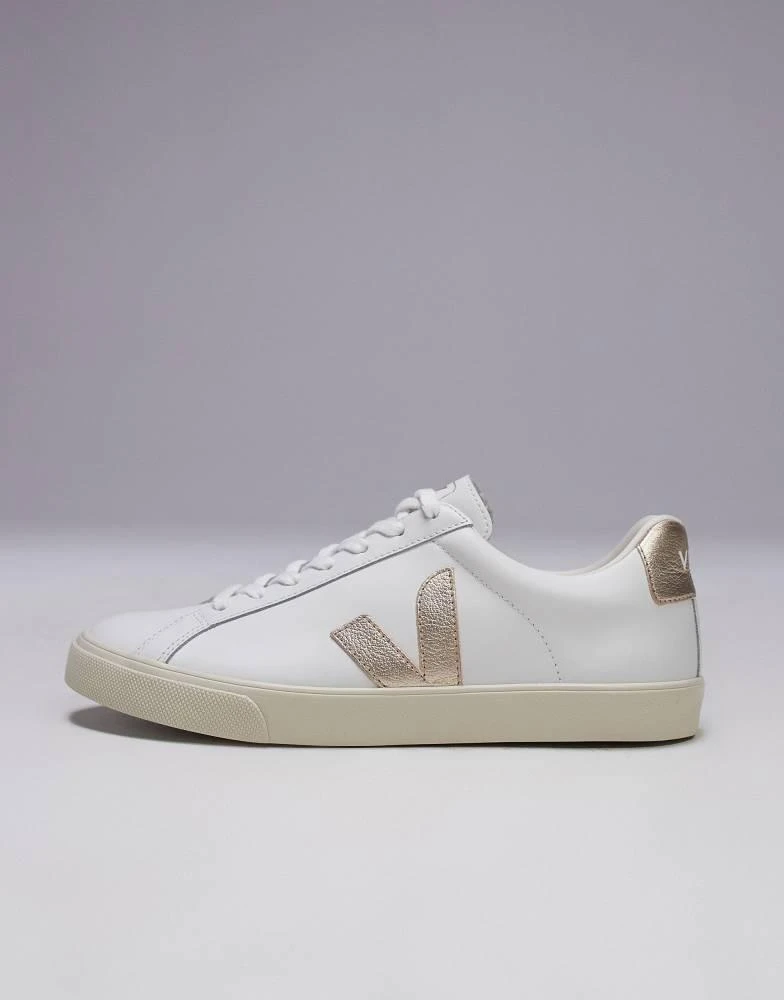 Veja VEJA Esplar logo trainer in extra white platine leather 2