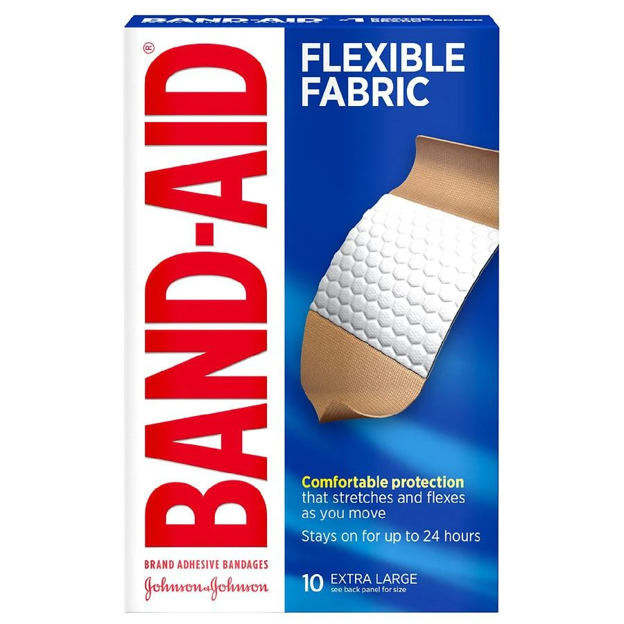 Band-Aid Flexible Fabric Adhesive Bandages Extra Large 1