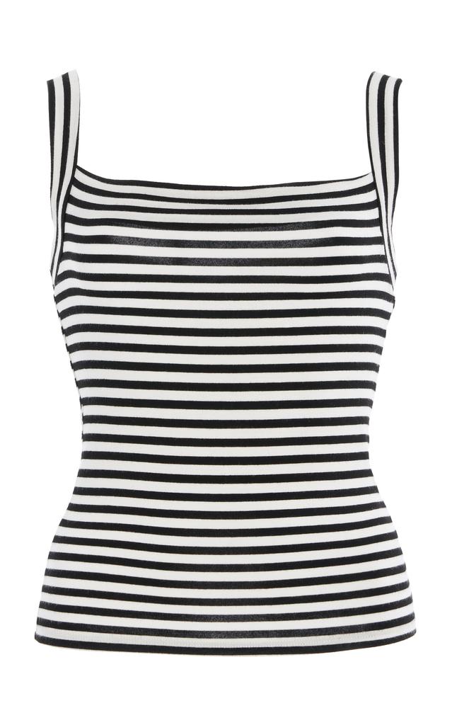 Anemos Anemos - Striped Square-Neck Tank Top - Stripe - XS - Moda Operandi