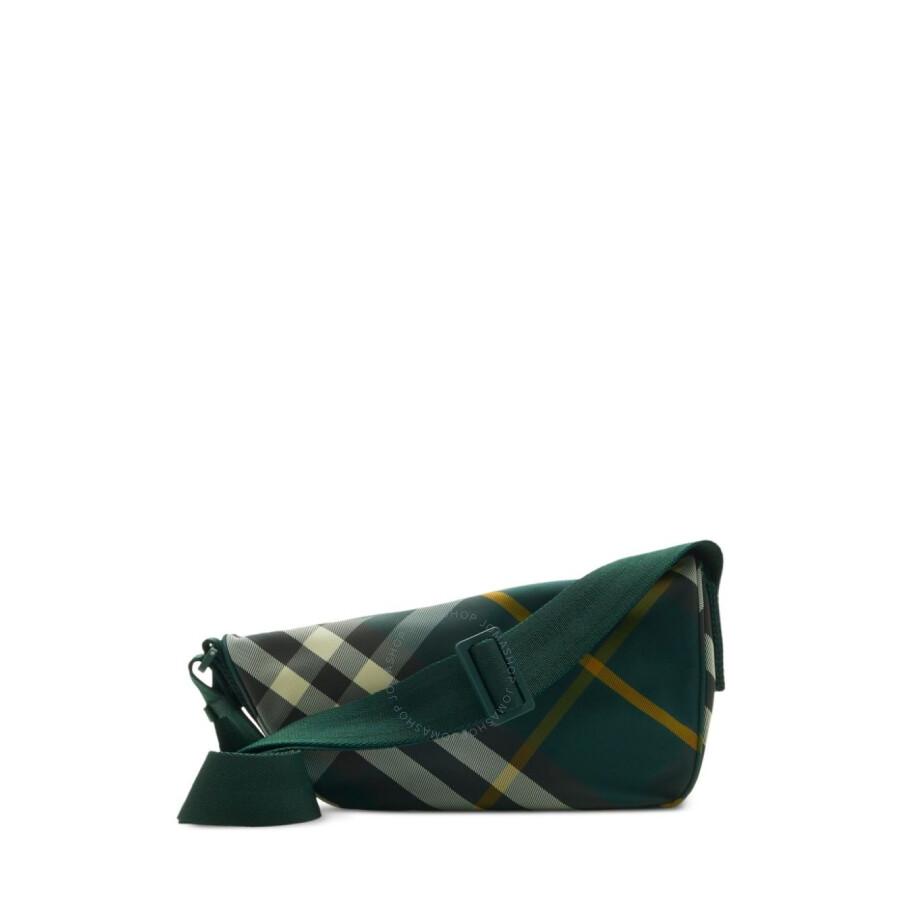 Burberry Shield Checked Crossbody Bag