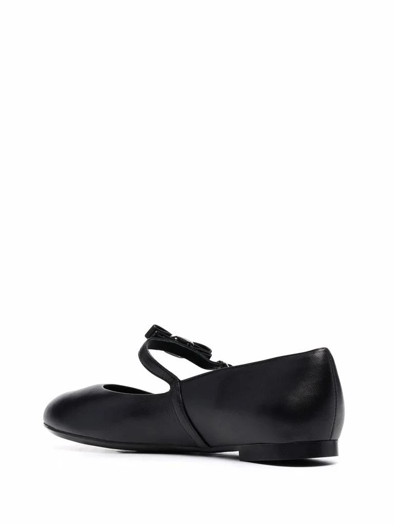 Salvatore Ferragamo Ferragamo Lizz Leather Ballerina Shoes 2