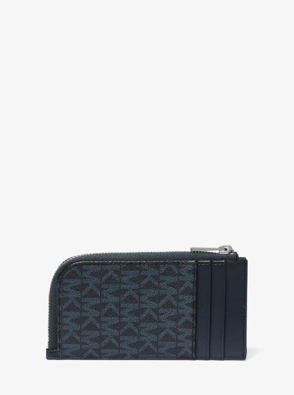 michael_kors Logo Zip-Around Card Case 3