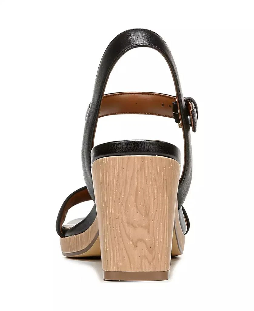 Naturalizer Women's Rose Block Heel Open Square Toe Platform Sandals 3