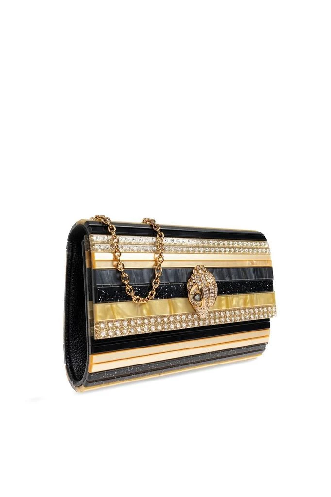 Kurt Geiger Kurt Geiger Striped Eagle Evening Clutch 4