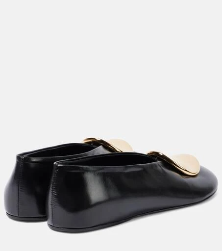 Jil Sander Leather ballet flats 2