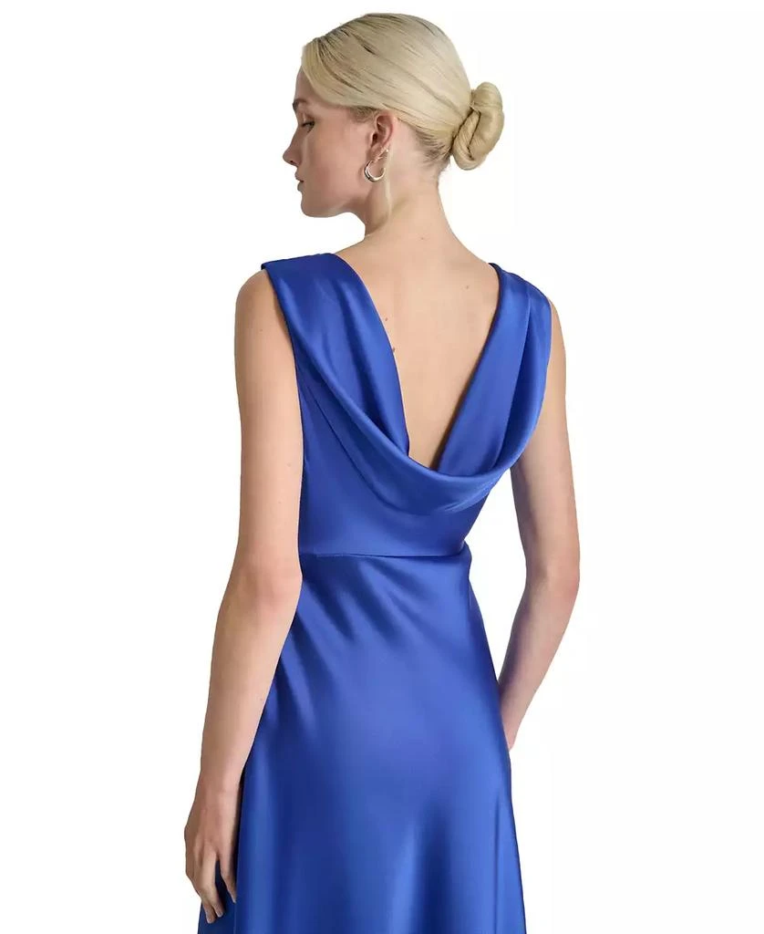 DKNY Women's Cowl-Back Sleeveless Gown 5