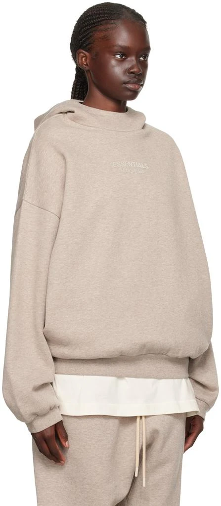 Fear of God ESSENTIALS Beige Bonded Hoodie 2