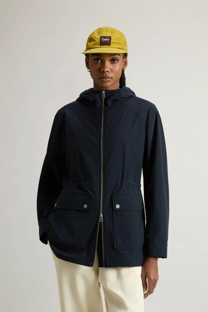 Woolrich Urban Touch Hooded Jacket - Women - Blue 1