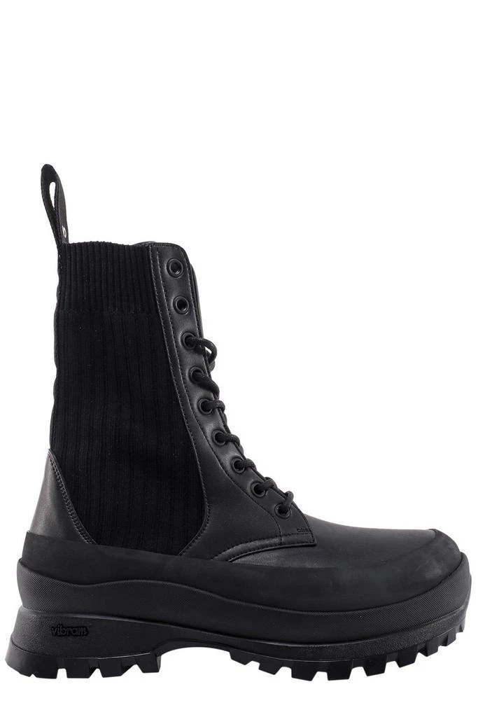 Stella McCartney Stella McCartney Chelsea Knit Lace-Up Trace Boots 1