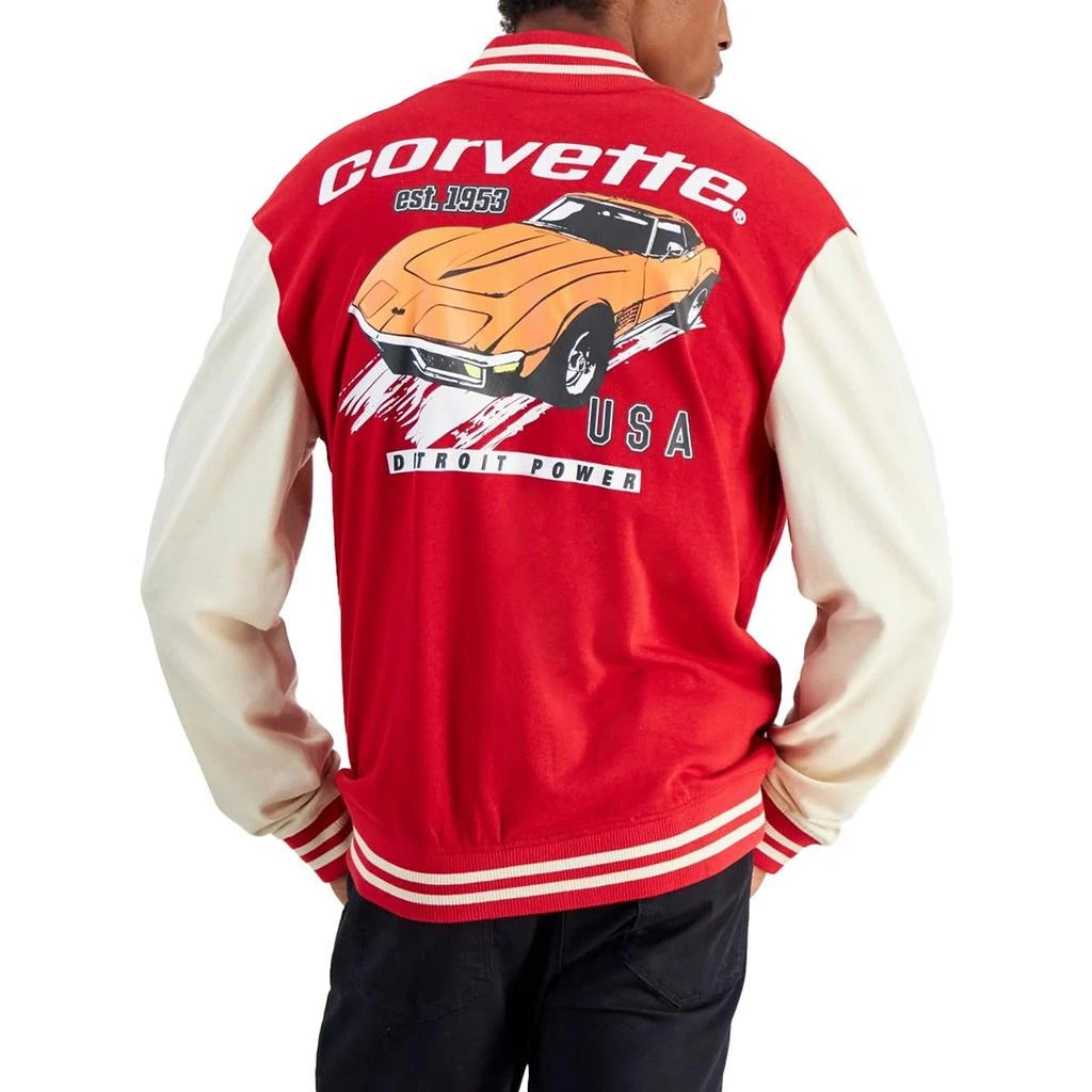 GM Mens Patchwork Cotton Bomber Jacket 2