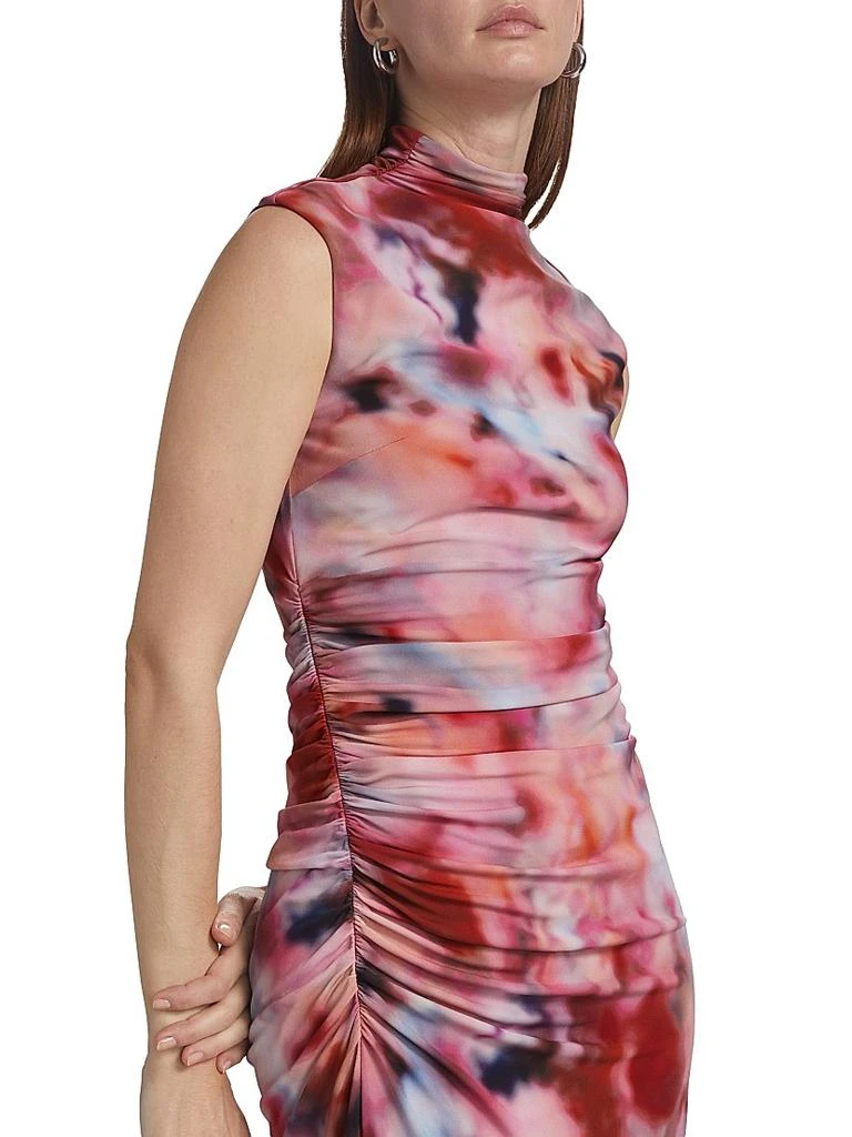 AMUR Kai Printed Jersey Midi-Dress 6
