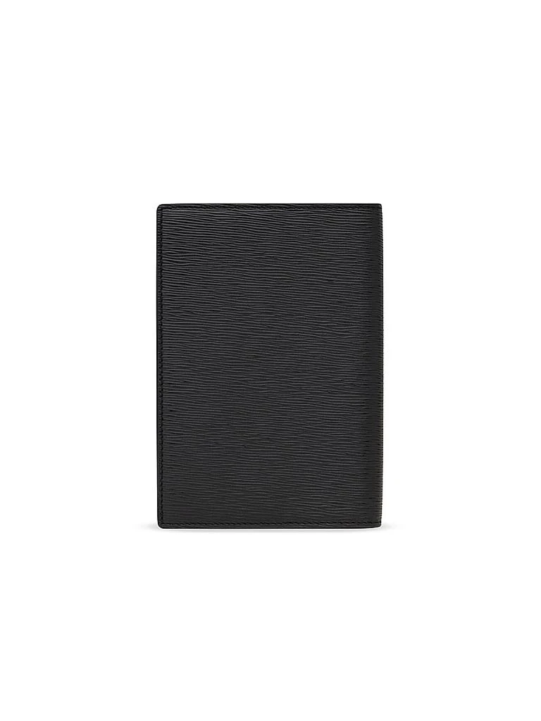 Yves Saint Laurent Passport Case In Ripple Embossed Leather 2