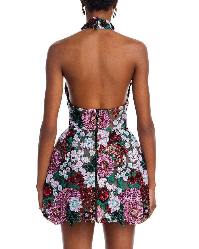 BRONX AND BANCO Deirdre Sequinned Halter Dress 4