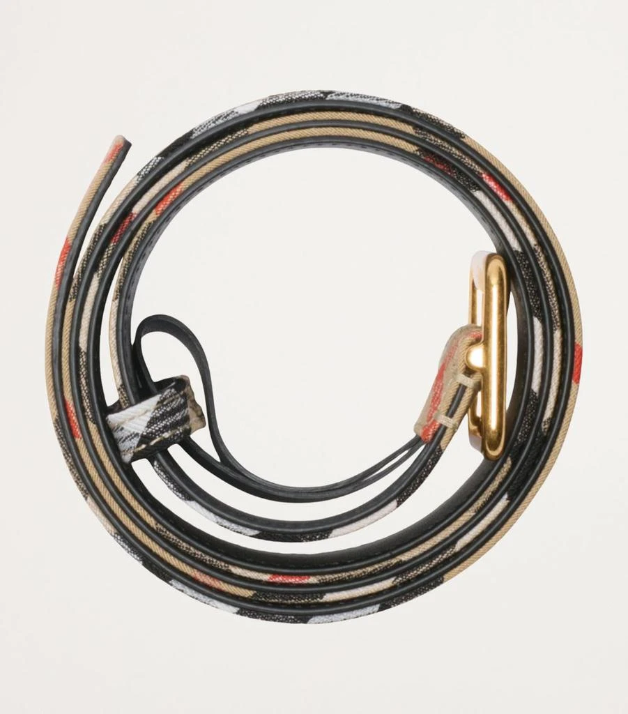 Burberry Check B Buckle Belt 2