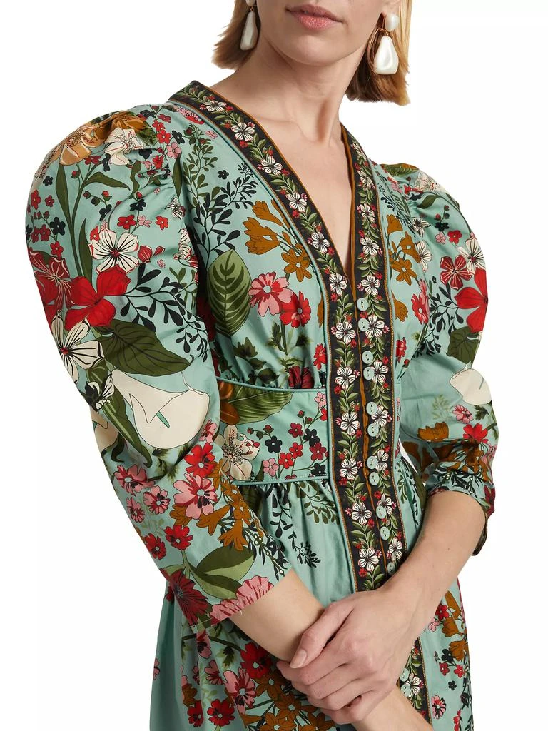 Farm Rio Beauty Bouquet Floral Minidress 6