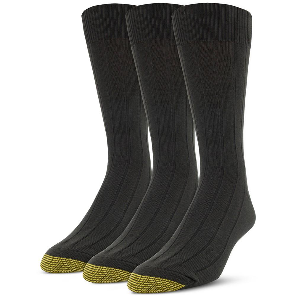 Gold Toe Men's 3- Pack Casual Acrylic Fluffie Socks, Created for Macy's