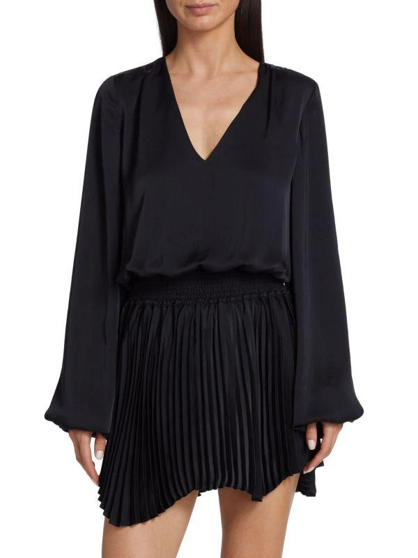 Ramy Brook Lee Satin Minidress 1