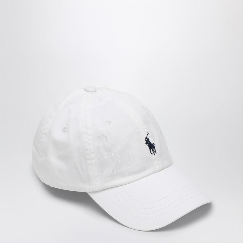 キャップ Polo Ralph Lauren White Baseball Cap With Logo Ralph Lauren White baseball cap with logo - Hats - BeyondStyle