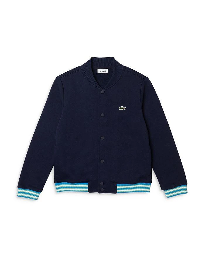 Lacoste Boys' Lacoste Button Down Fleece Sweatshirt - Little Kid, Big Kid 1