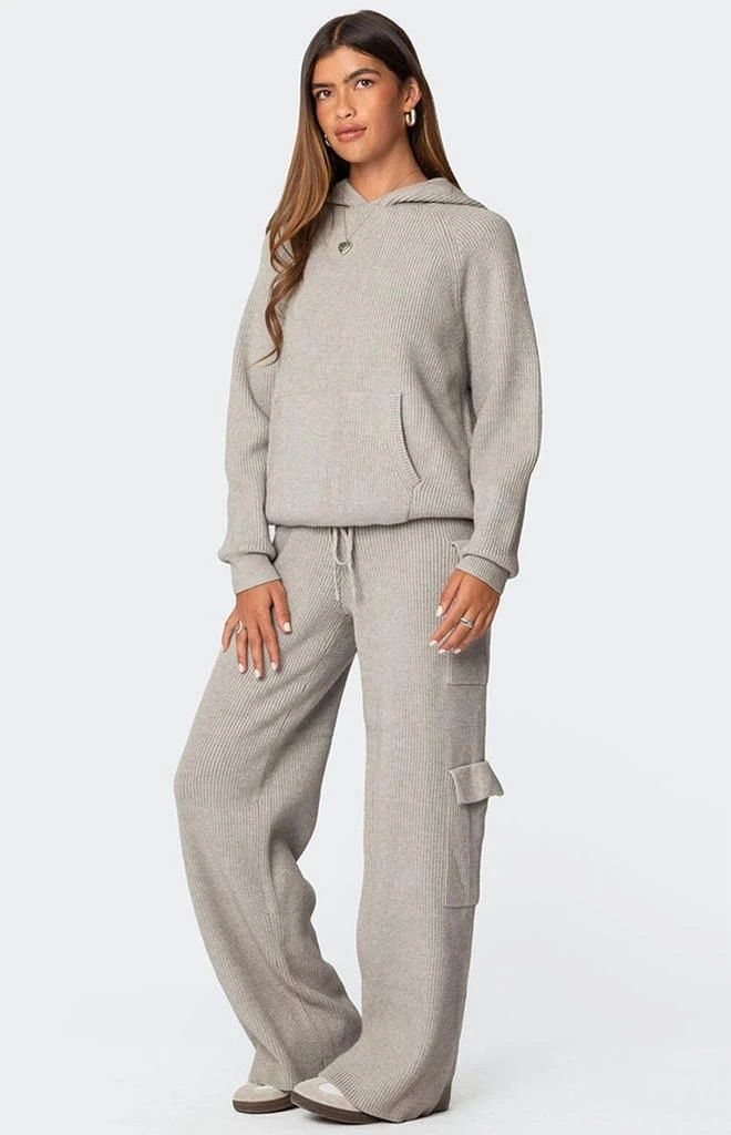 Edikted Wynter Oversized Knit Hoodie 4