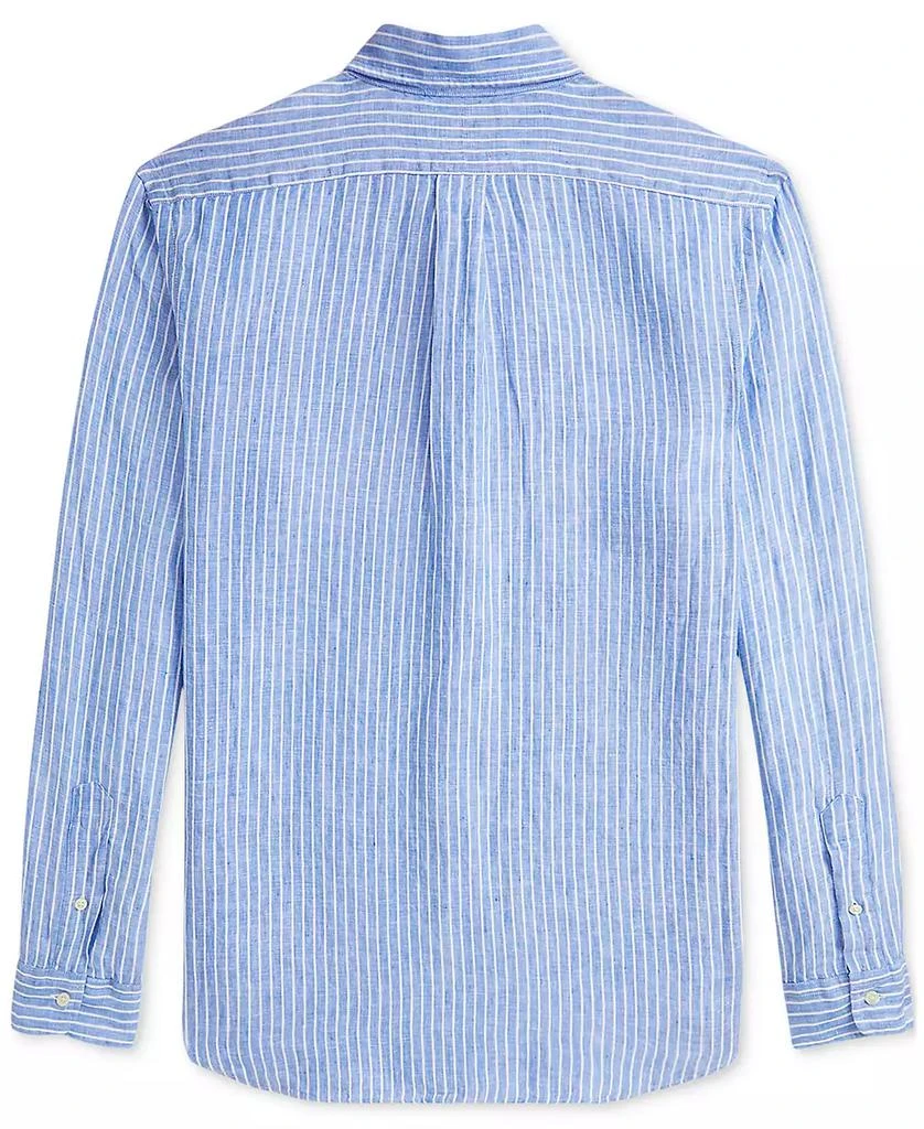 Ralph Lauren Men
s Classic-Fit Striped Linen Shirt 2