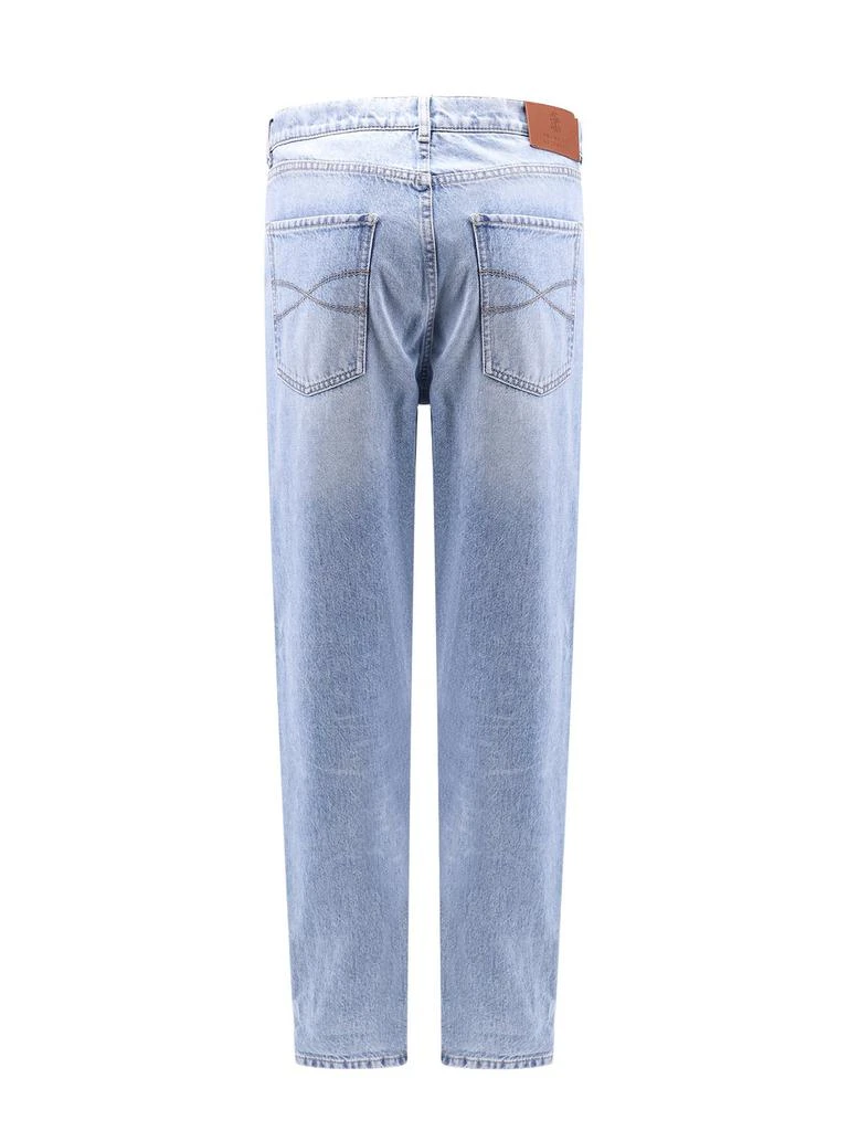 Brunello Cucinelli Brunello Cucinelli Logo Patch Mid-Rise Jeans 2