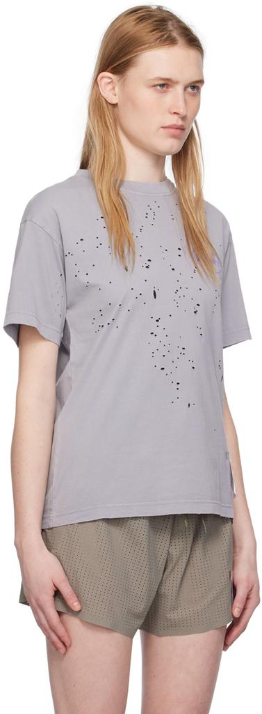 Satisfy Gray Ventilated T-Shirt