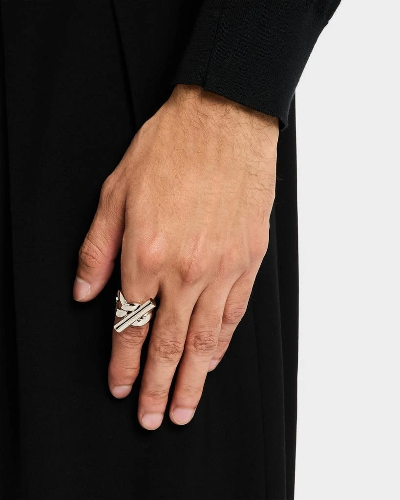 Alexander McQueen Men's Crossbar Ring 2
