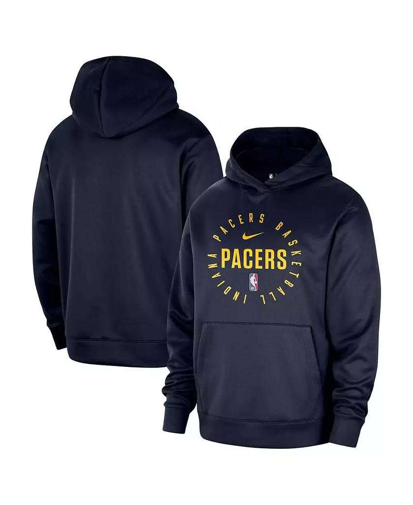 NIKE Men's Navy Indiana Pacers 2024/25 Spotlight On-Court Practice Performance Pullover Hoodie