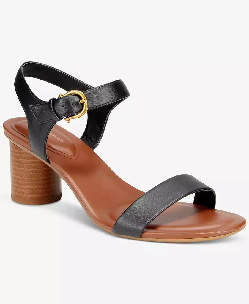 Giani Bernini Women's Hadleyy Cylinder Stacked Heel Dress Sandals, Created for Macy's 1