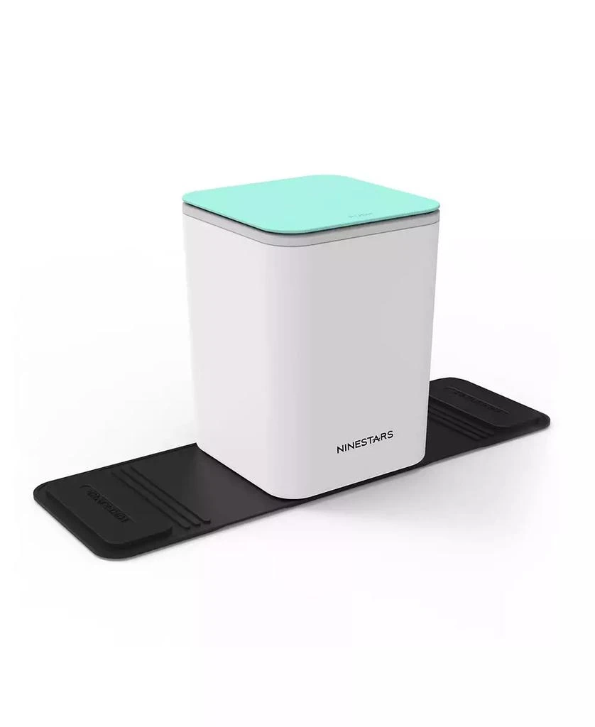 NINESTARS Mini Trash Can, Car Trash Can 0.79 Gallon Countertop Compost Bin