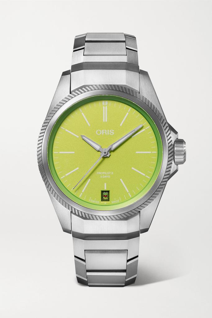 ORIS Propilot X Kermit Edition 39 毫米自动上链钛合金腕表