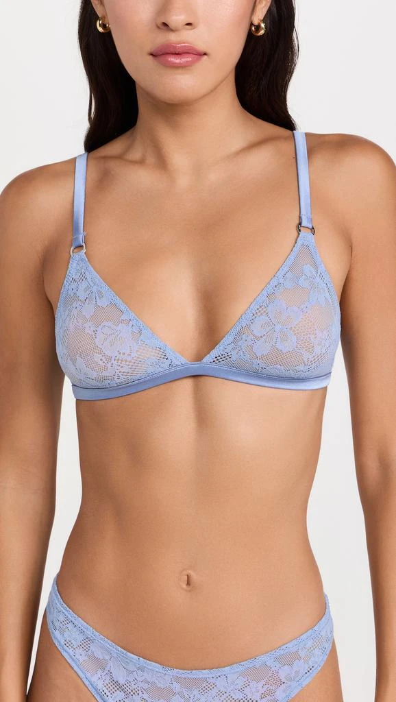 Fleur du Mal Le Stretch Lace Triangle Bra 1