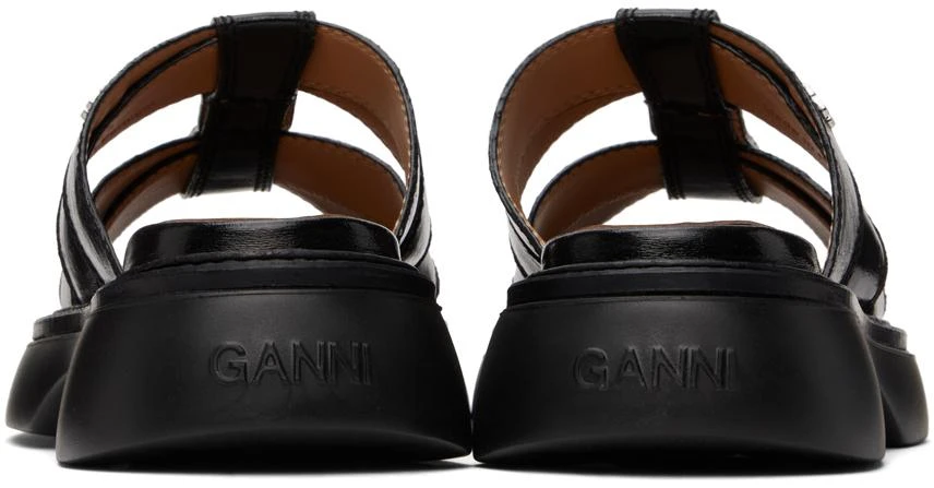 Ganni Black Mule Sandals 2