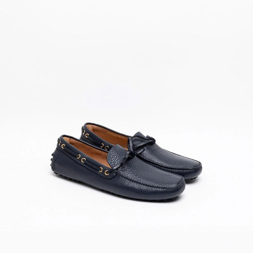 Car Shoe Kud006 Blue Driving Loafer 2