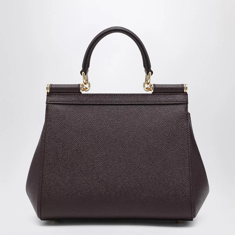 Dolce 
Gabbana Large wine-colored Sicily Hand Bag 4