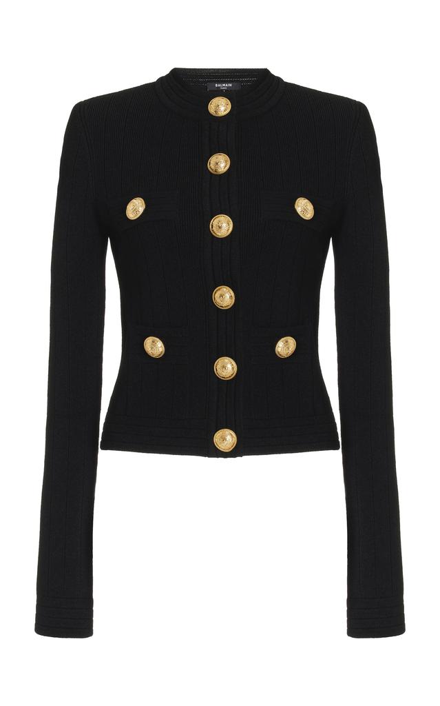 Balmain Balmain - Tailored Knit Cardigan - Black - FR 40 - Moda Operandi