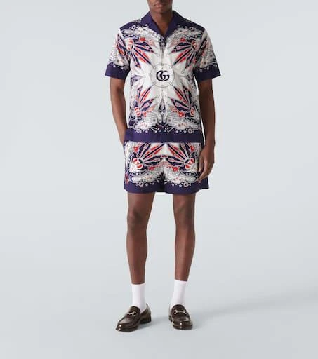Gucci Gucci Bandana cotton bowling shirt 2