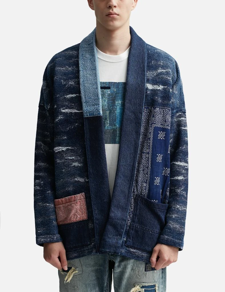FDMTL JACQUARD DENIM HAORI 2YR WASH (HBX EXCLUSIVE) 3