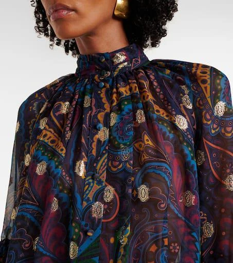 ETRO Paisley silk blouse 4