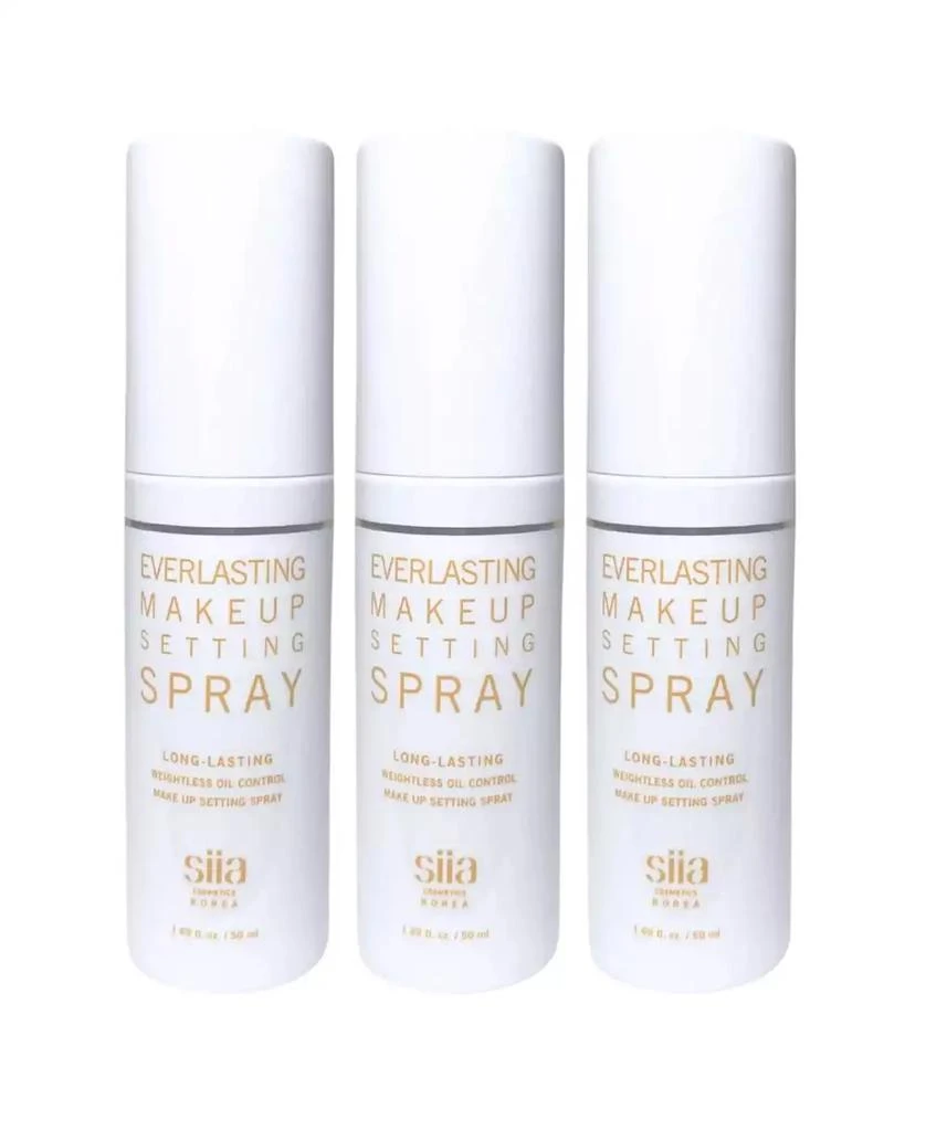 SIIA Cosmetics 3-Pc. Everlasting Makeup Setting Spray (Fixer)