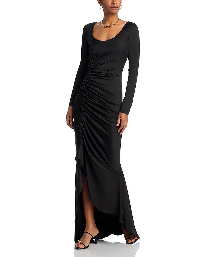 Black Halo Atlanta Ruched Dress