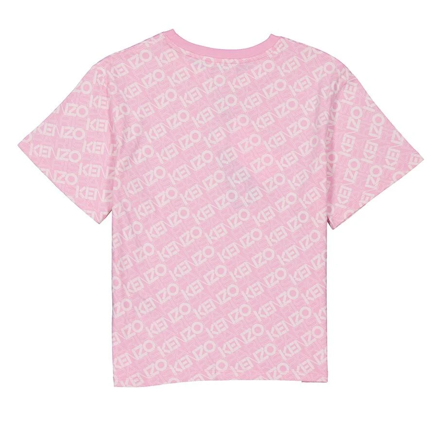 Kenzo Kenzo Kids Monogram Short Sleeve Cotton Shirt, Size 12Y 3